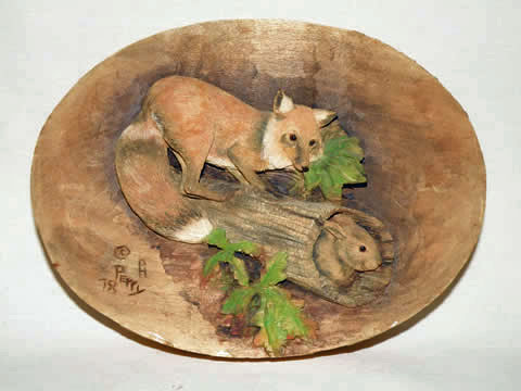Fox and Rabbit Plate (1978)